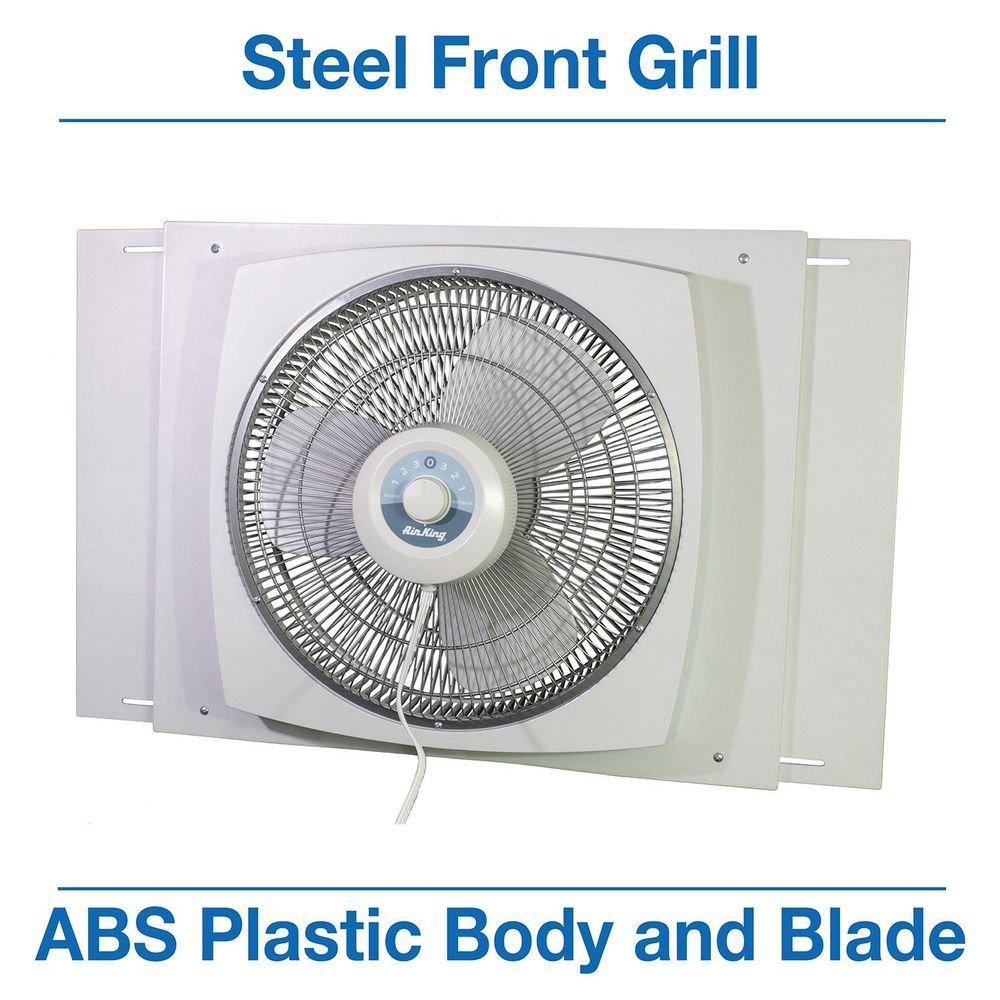 Air King America Inc 3-Blade Oscillating Pedestal Portable Fan 