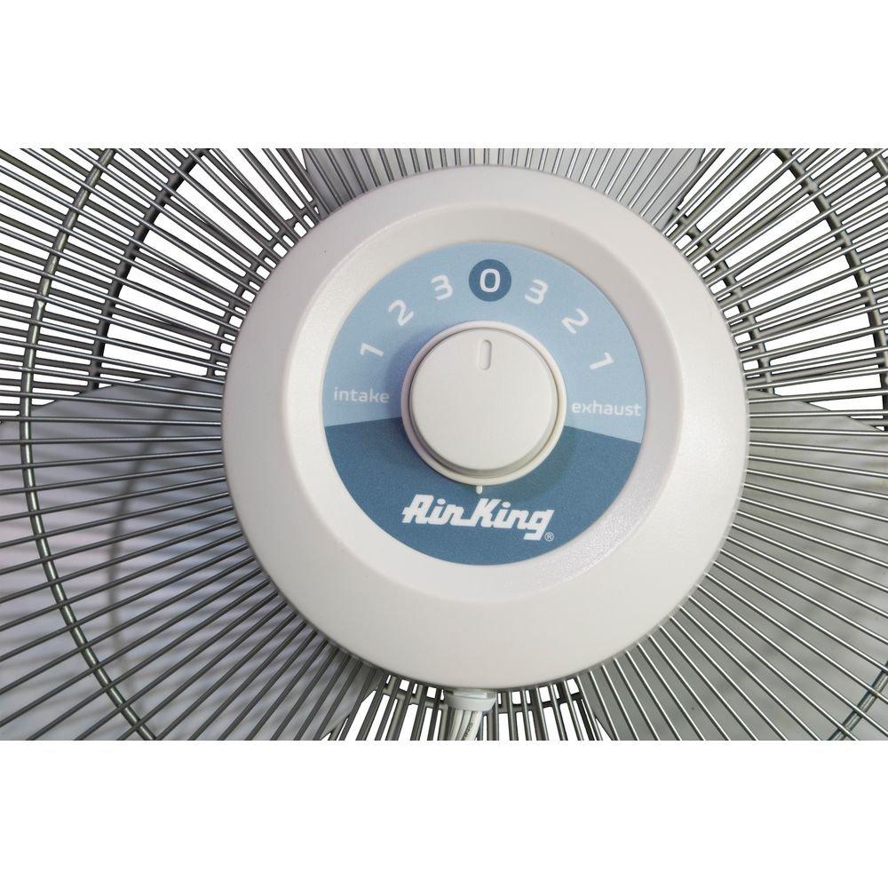 Air King America Inc 3-Blade Oscillating Pedestal Portable Fan 