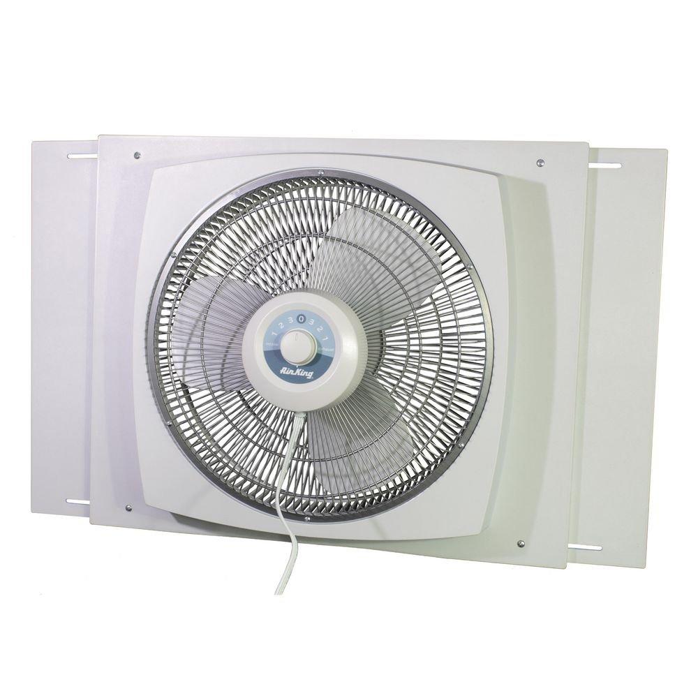 Air King America Inc 3-Blade Oscillating Pedestal Portable Fan 