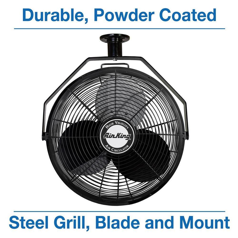 Air King America Inc 3-Blade Ceiling Mount Portable Fan 