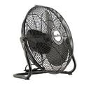 Air King America Inc Black 12 in. 3-Blade Floor Mount Pivoting Fan 