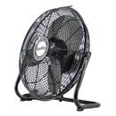Air King America Inc Black 12 in. 3-Blade Floor Mount Pivoting Fan 