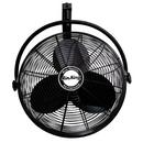Air King America Inc Black 3-Blade Wall Mount Portable Fan 