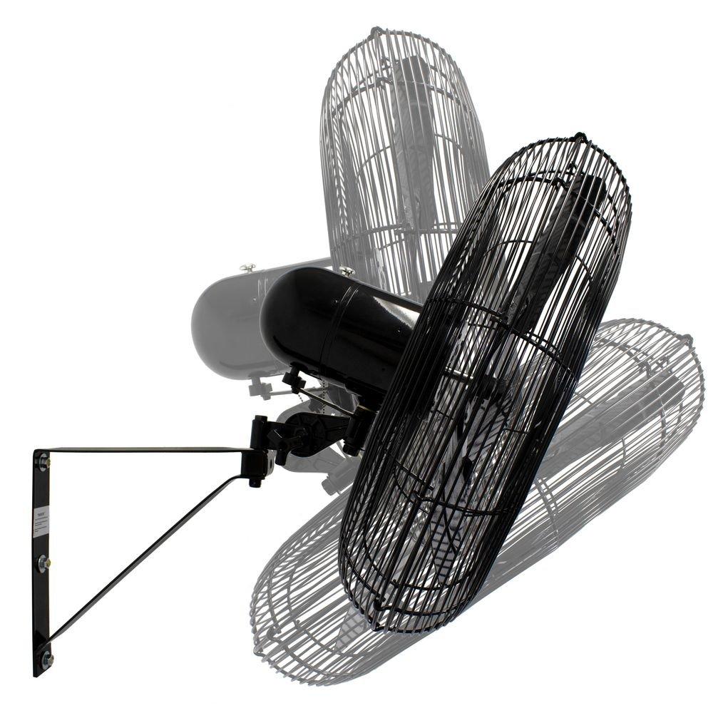 Air King America Inc 3-Blade Oscillating Wall Mount Portable Fan 