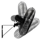 Air King America Inc 3-Blade Oscillating Wall Mount Portable Fan 