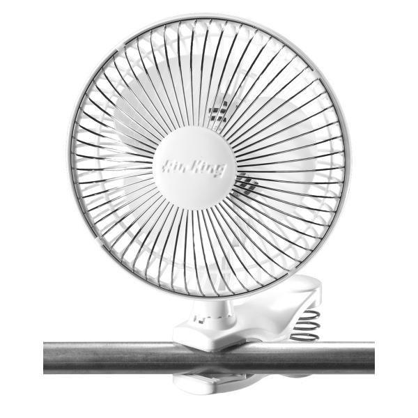 Air King America Inc White 6 in. 3-Blade Clip-On Fan 
