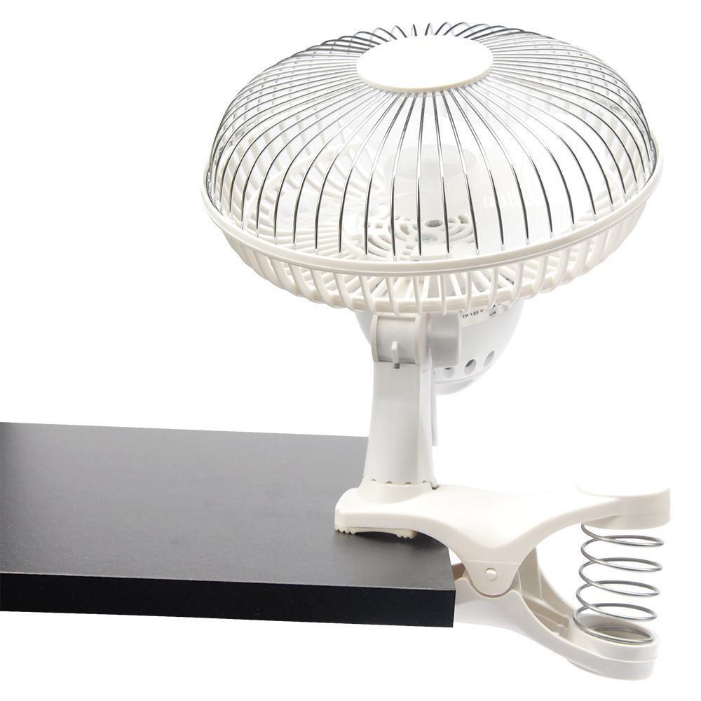 Air King America Inc White 6 in. 3-Blade Clip-On Fan 