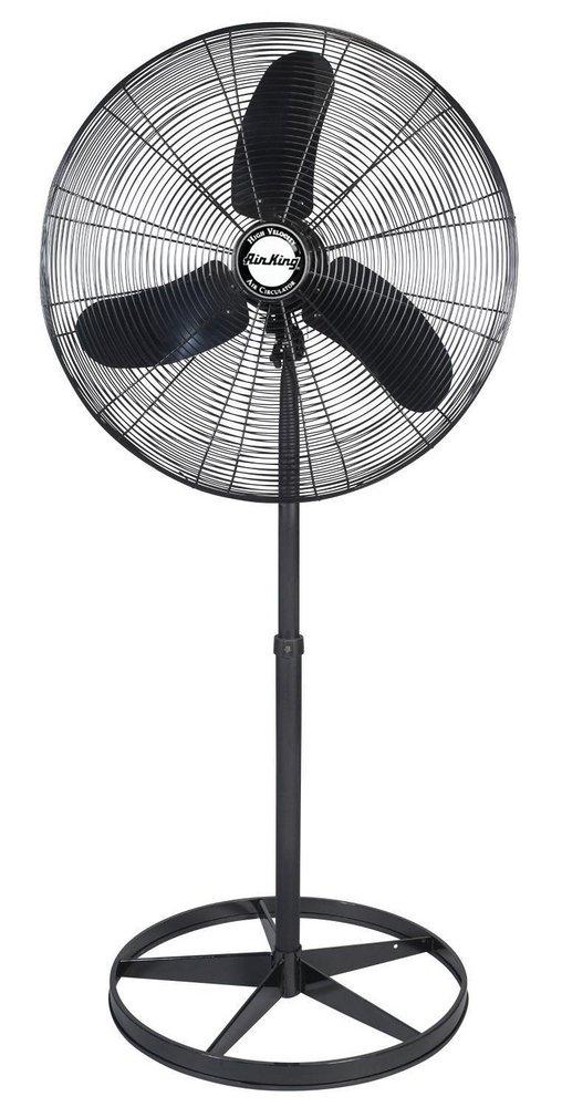 Air King America Inc Black 3-Blade Oscillating Pedestal Portable Fan 