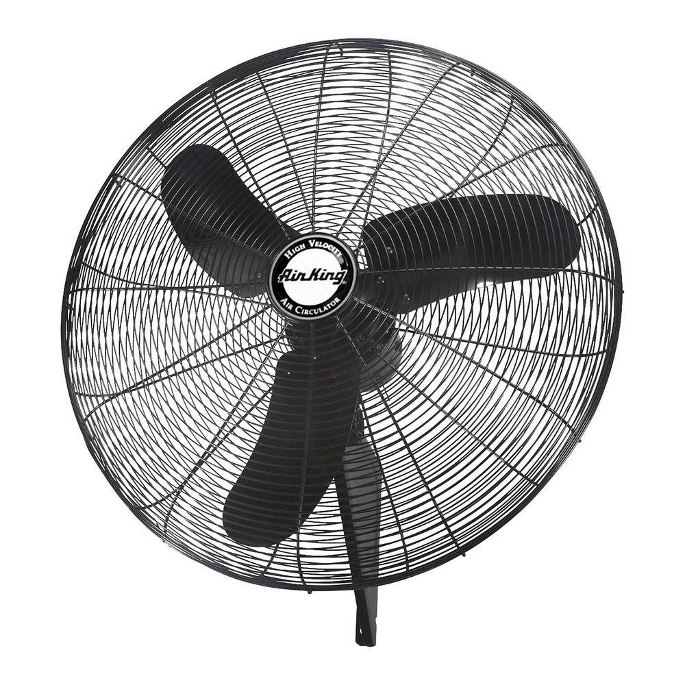 Air King America Inc 3-Blade Oscillating Wall Mount Portable Fan 