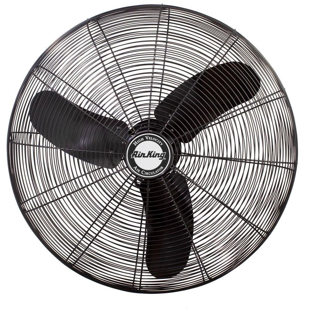 Air King America Inc 3-Blade Oscillating Wall Mount Portable Fan 