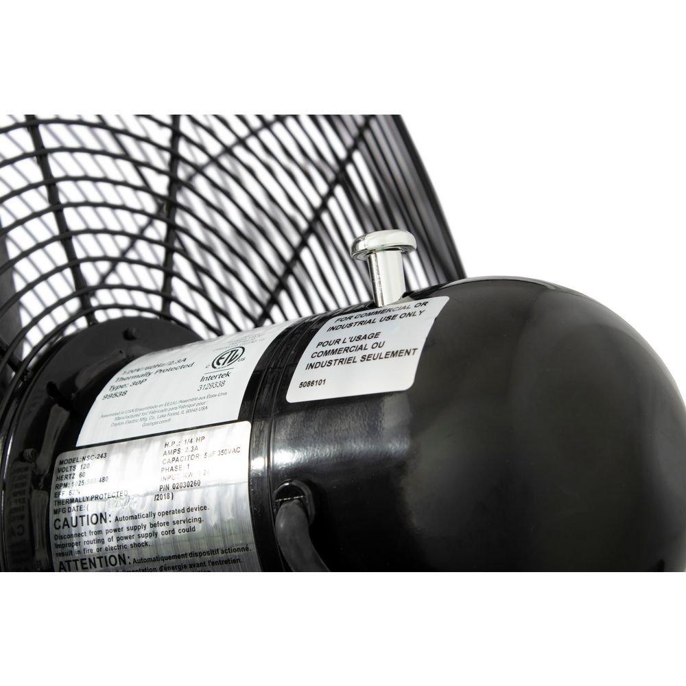 Air King America Inc 3-Blade Oscillating Wall Mount Portable Fan 