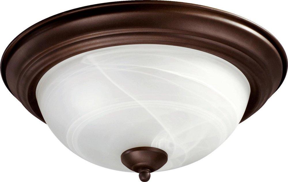 Quorum International Oiled Bronze 6 x 13-1/2 in. Celling Light 