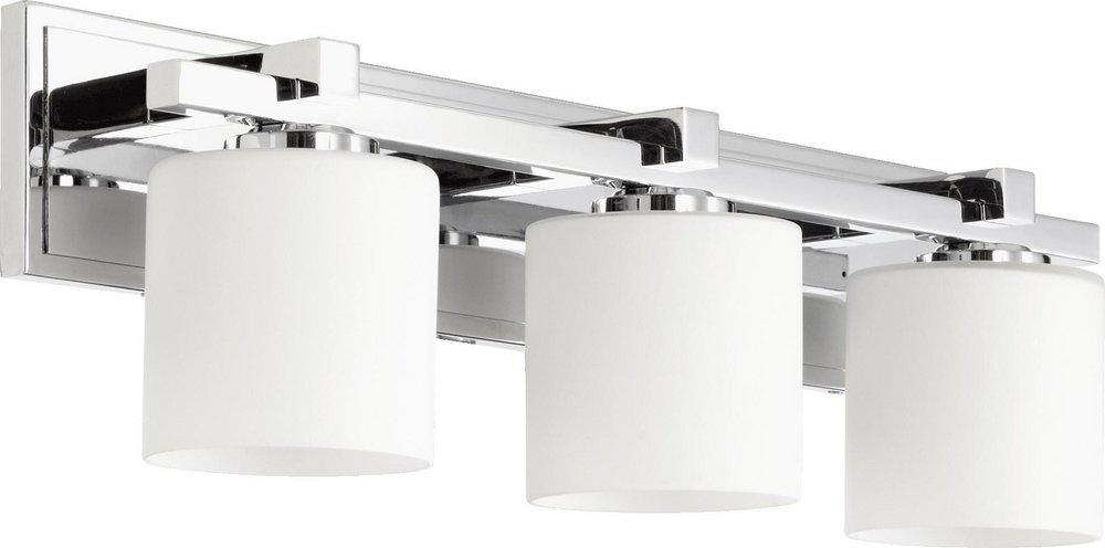 Quorum International Chrome 3-Light Wall Vanity Light 