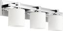 Quorum International Chrome 3-Light Wall Vanity Light 