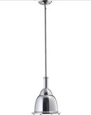 Quorum International Polished Chrome 100W 1-Light Pendant 