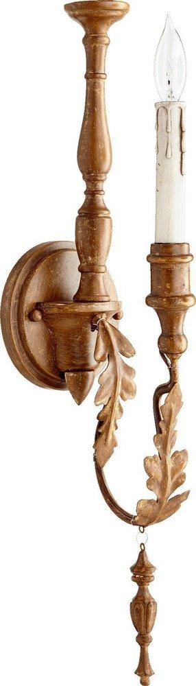 French Umber FRUM 1 60 Watts Candelabra Incandescent SCONCE 