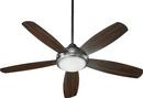 Quorum International Antique Silver 5-Blade Ceiling Fan 