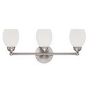 Luminance Bright Satin Nickel 3-Light Vanity Light 