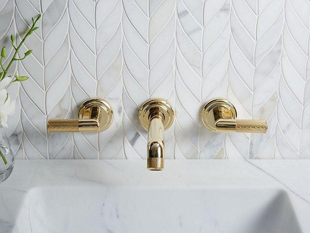 Kallista Unlacquered Brass *CVR* California Energy Commission Registered 1.2 PINNA PALETTAO WALL M 