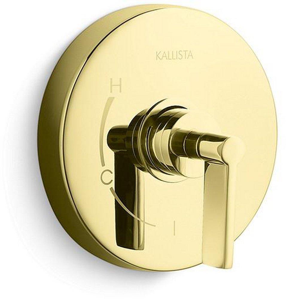 Kallista Unlacquered Brass Single Handle Bathtub & Shower Faucet  (Trim Only) 