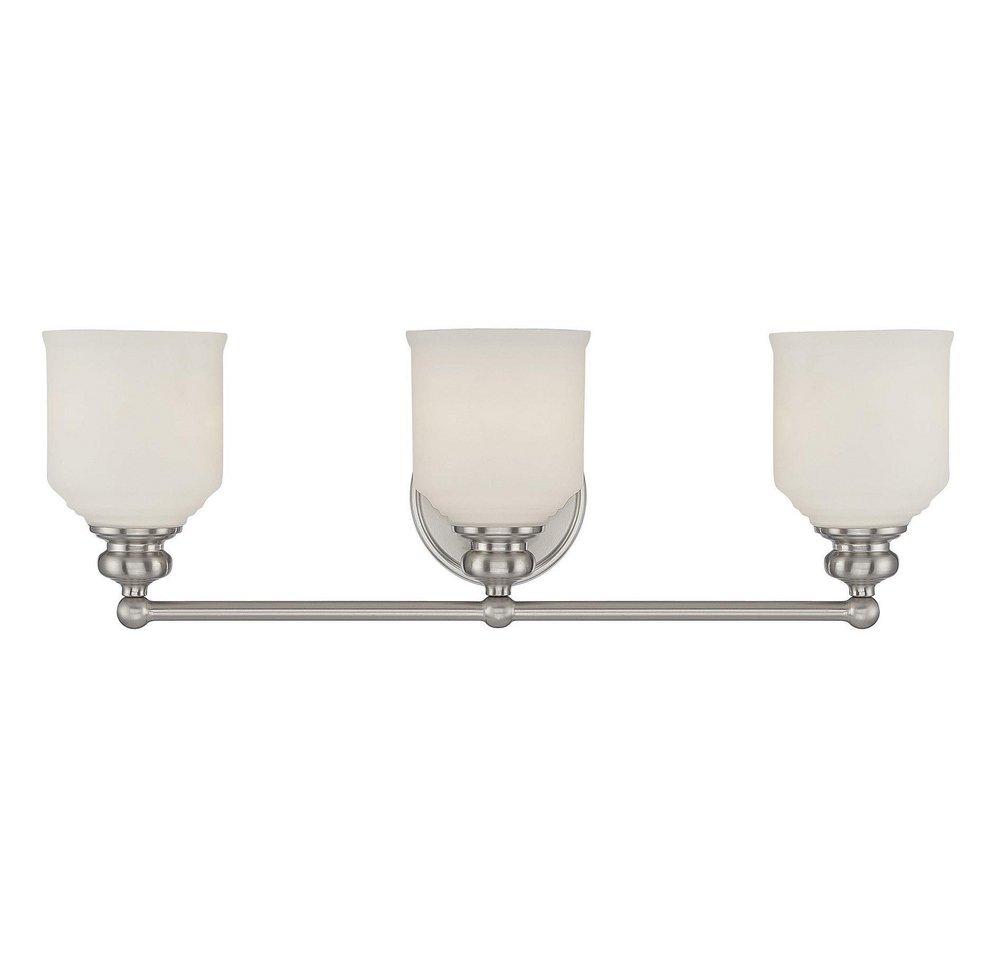 Savoy House Satin Nickel 3-Light Bath Light 