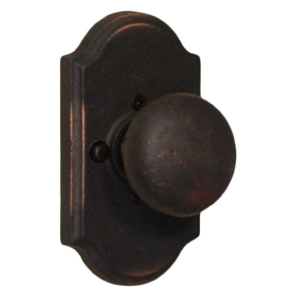 Weslock National Satin Nickel Privacy Knob Set 