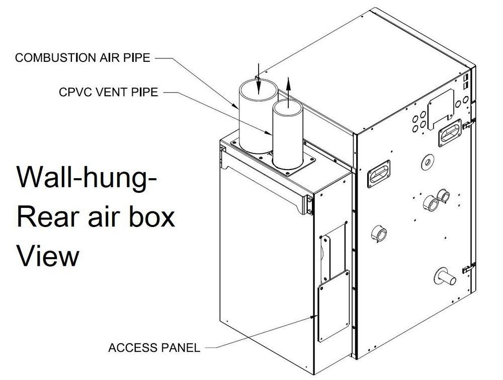U.S. Boiler Company Metallic Silver Residential Gas Boiler Propane and Natural Gas 