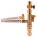 SharkBite® Natural Brass FNPT x MNPT x NPSH Thermostat Mixing Valve 