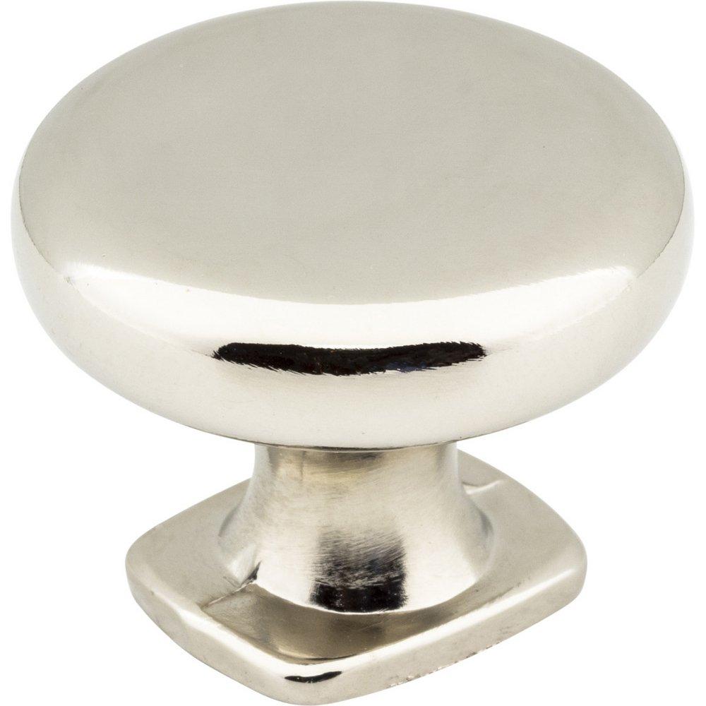 Jeffrey Alexander Polished Nickel 1-3/8 in. Forged Look Flat Bottom Cabinet Knob 