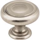 1-1/4 in. Button Cabinet Knob in Satin Nickel