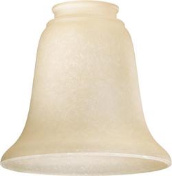 5 in. Amber Scavo Glass Fan Shade