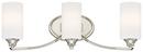 Minka Lavery Polished Nickel 3-Light 100W Bath Light 
