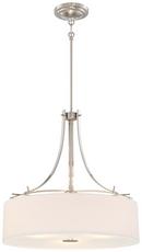 Minka Lavery Brushed Nickel 100W 3-Light Pendant 