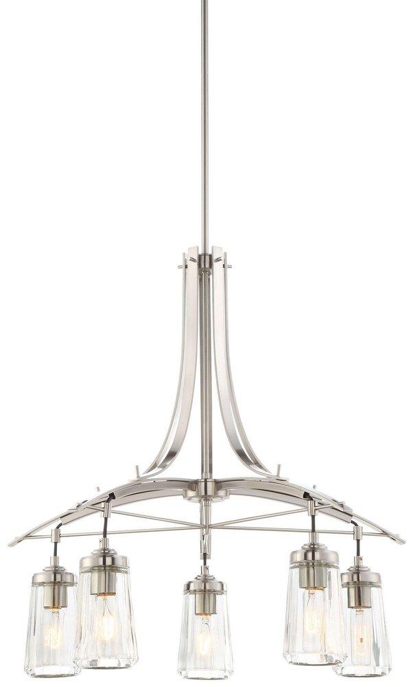 Minka Lavery Brushed Nickel 60W 5-Light Chandelier 