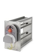 12 in x 20 in Rectangular Bottom Mount Zone Damper