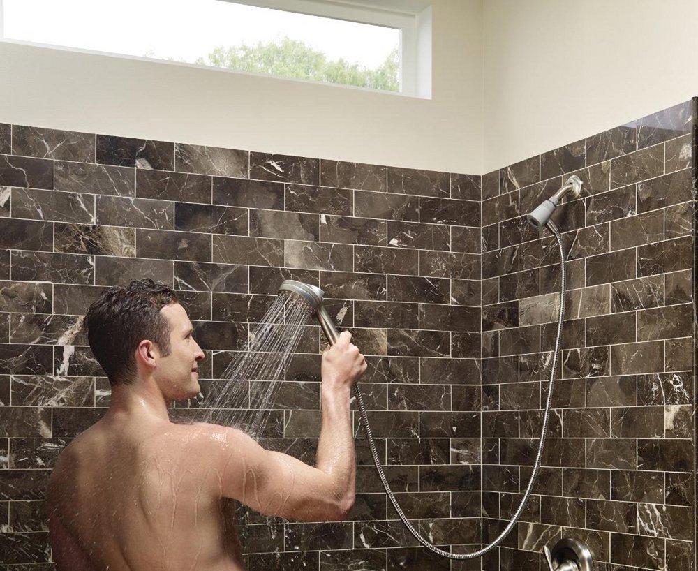 Moen Spot Resist Brushed Nickel Multi Function Hand Shower 