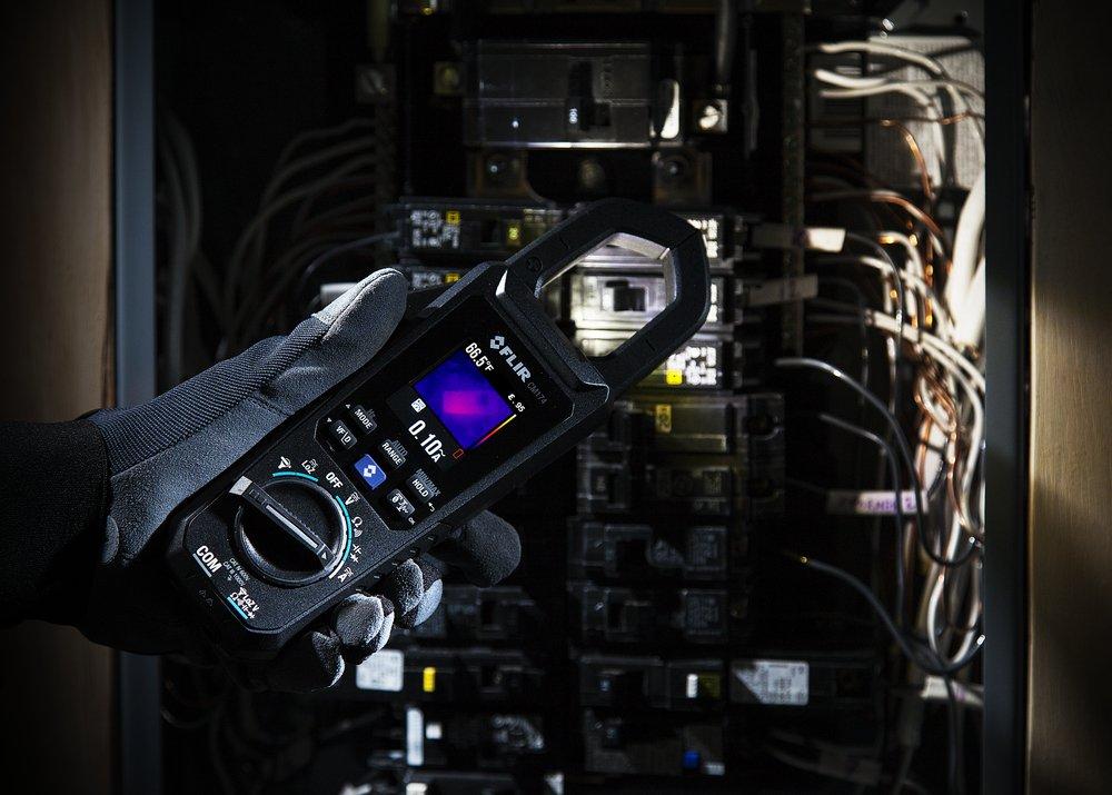 Black 600A AC/DC IMAGING CLMP MTR W/ IGM 