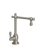 1.1 gpm Hot Water Only Filter Faucet with Straight Spout and Single Lever Handle in Distressed Antique Pewter