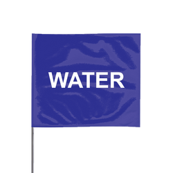 Water Marking Flag in Blue 100-Pack