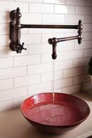 Waterstone Chrome 1.75 gpm Wall Mount Pot Filler with Single Cross Handle 