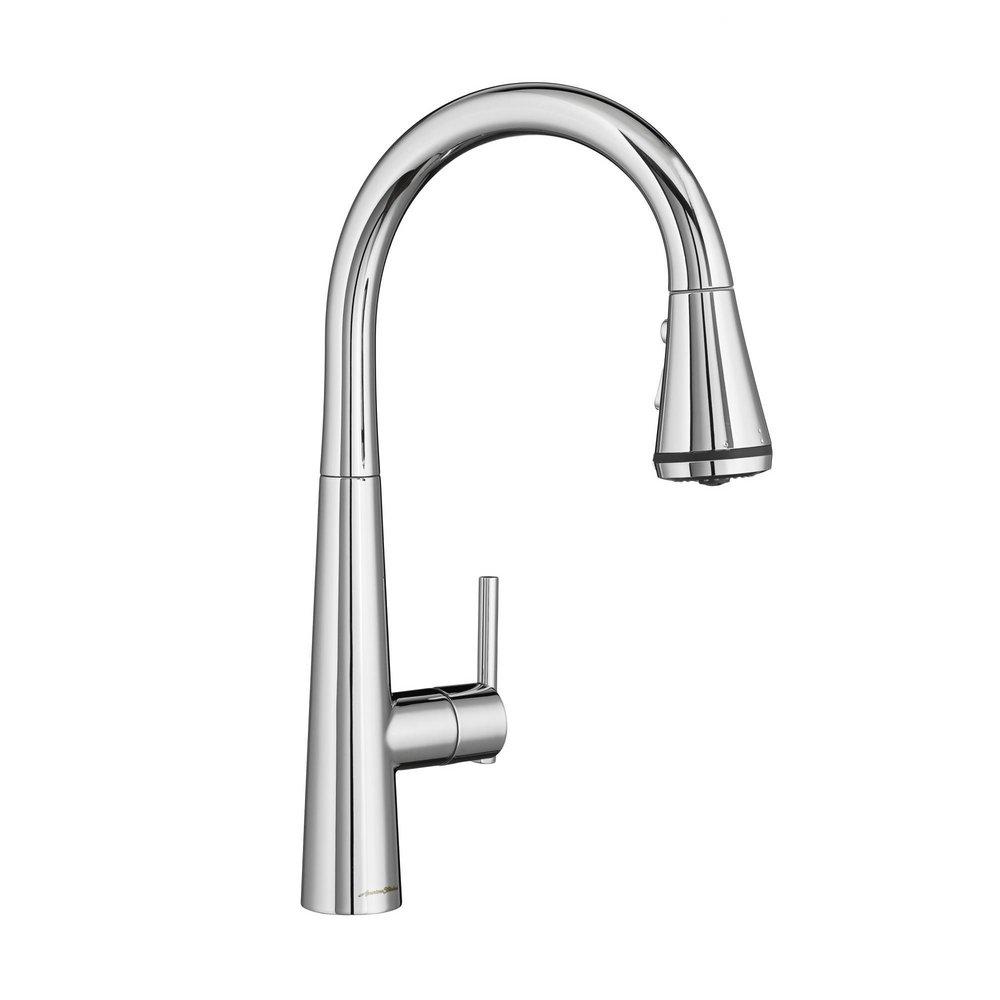 American Standard Polished Chrome Single Handle Pull Down Kitchen Faucet 