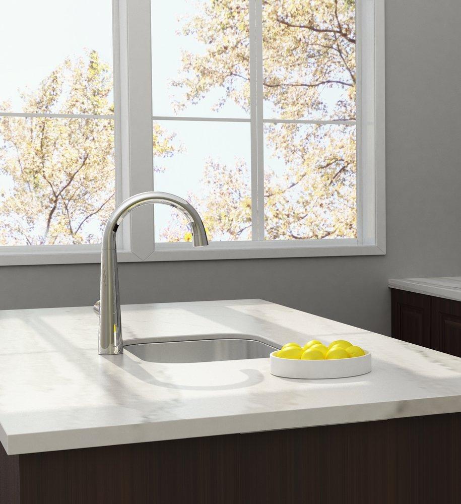 American Standard Polished Chrome Single Handle Lever Handle Bar Faucet 