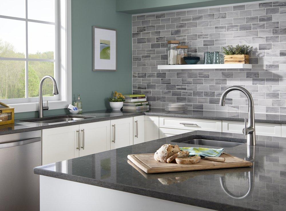 American Standard Stainless Steel - PVD Single Handle Pull Down Kitchen Faucet 