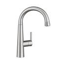 Single Handle Lever Handle Bar Faucet in Stainless Steel