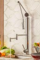 Waterstone Matte Black 1.75 gpm 1-Hole Pull-Down Kitchen Sink Faucet with 12 in. Articulated Spout and Single Lever Handle 