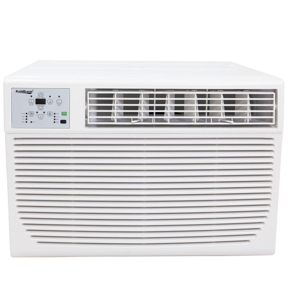 Koldfront White Window Air Conditioner with Supplemental Heat 