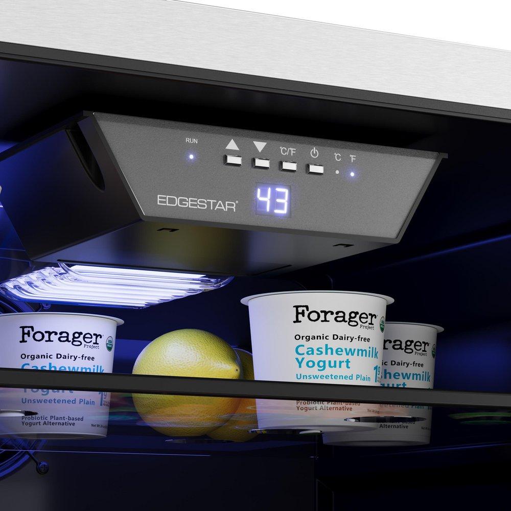 Edgestar Stainless Steel 23-7/16 in. 5.49 cu. ft. Beverage Cooler 