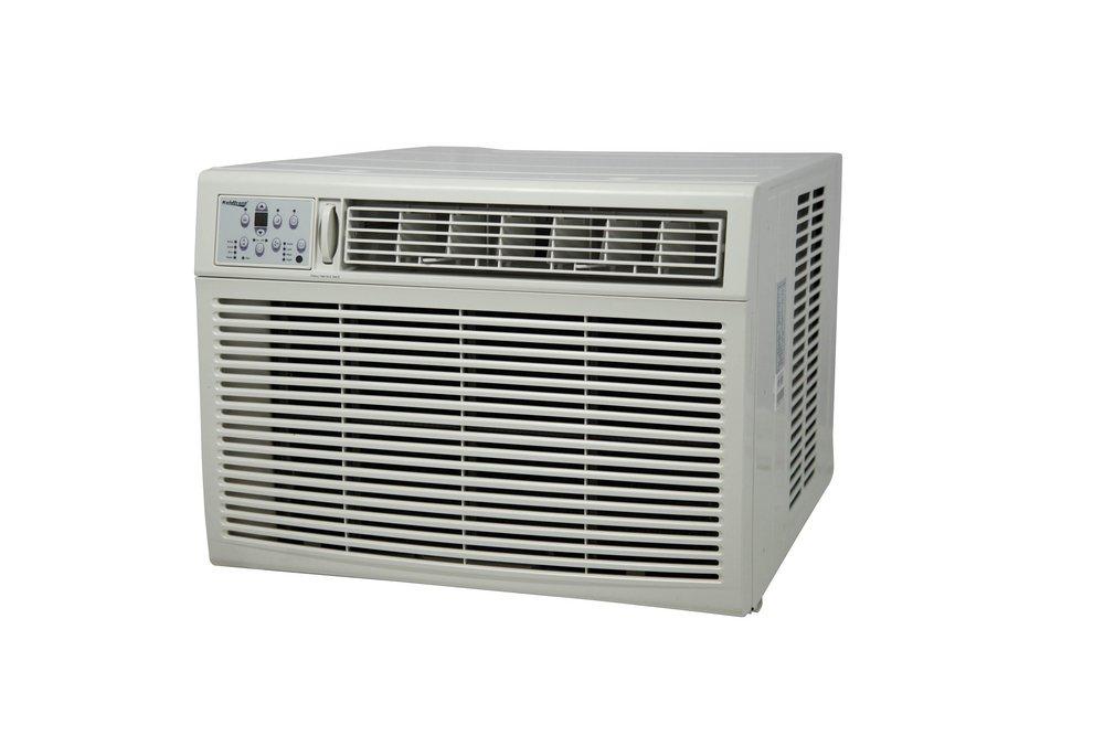 Koldfront White Window Air Conditioner with Supplemental Heat 