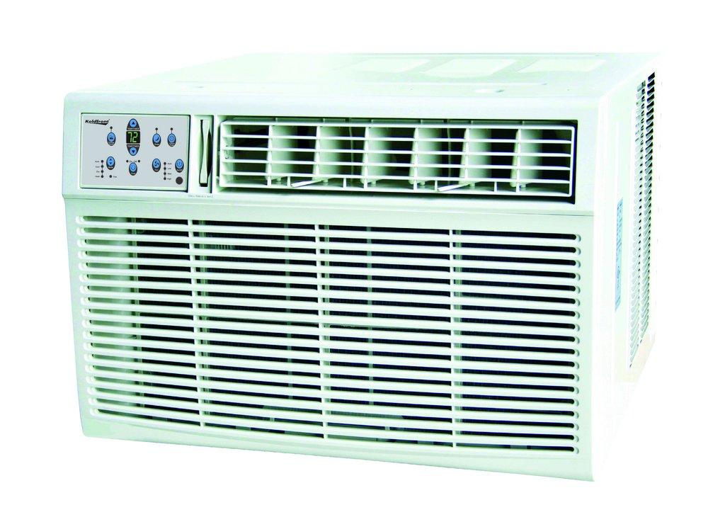 Koldfront White Window Air Conditioner with Supplemental Heat 