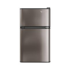 3.1 cu. ft. Top Mount Freezer Refrigerator in Stainless Steel
